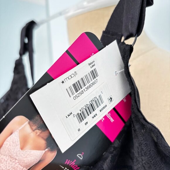 Maidenform Body Shaper Built in Bra Firm Control Lace Black 40D NWT $60 - Picture 4 of 11